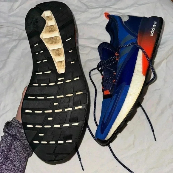 Adidas ZX 2K Boost Men's Size 13 Blue Indigo Comfortable Running Trainer - Picture 4 of 5